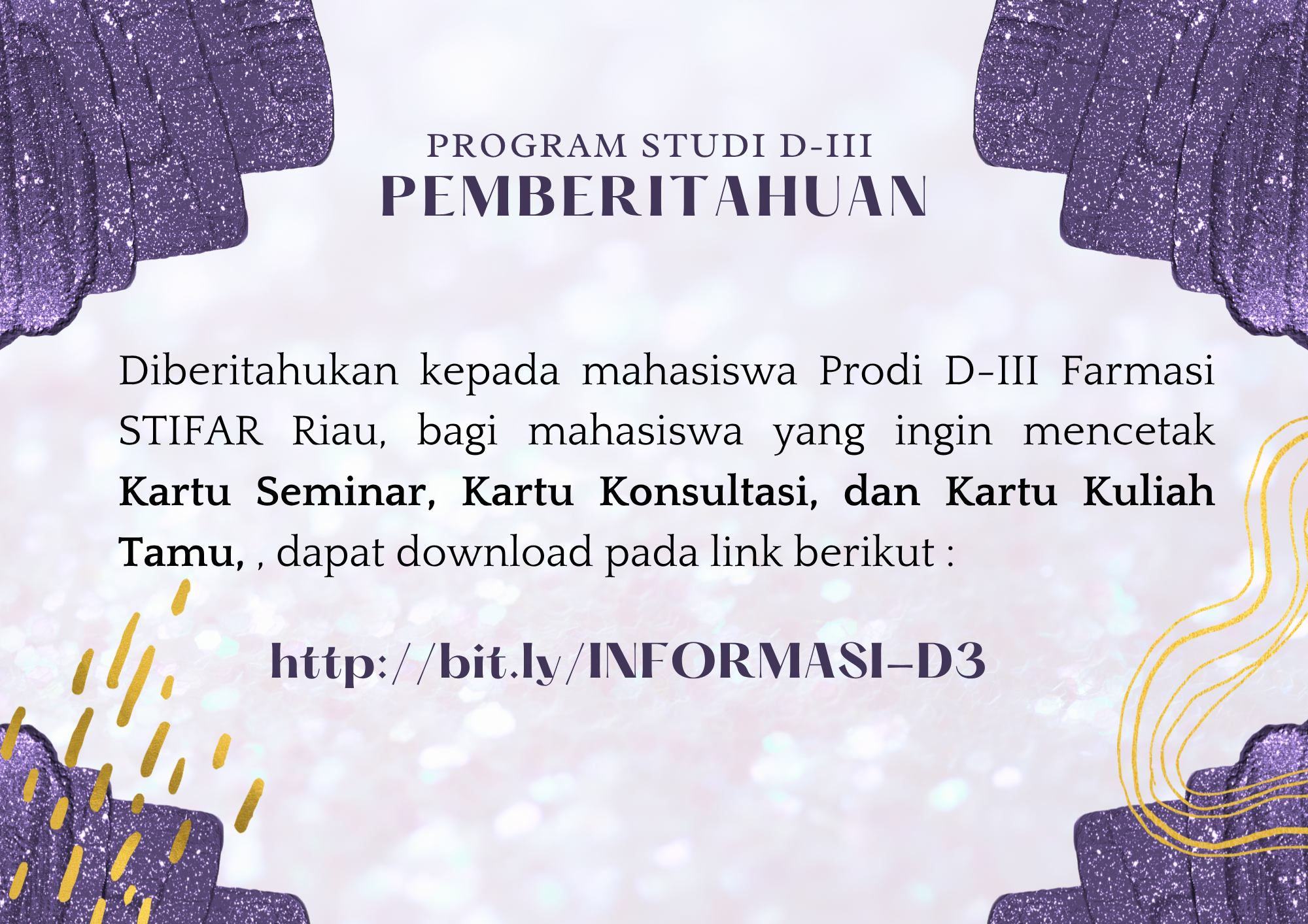 PEMBERITAHUAN