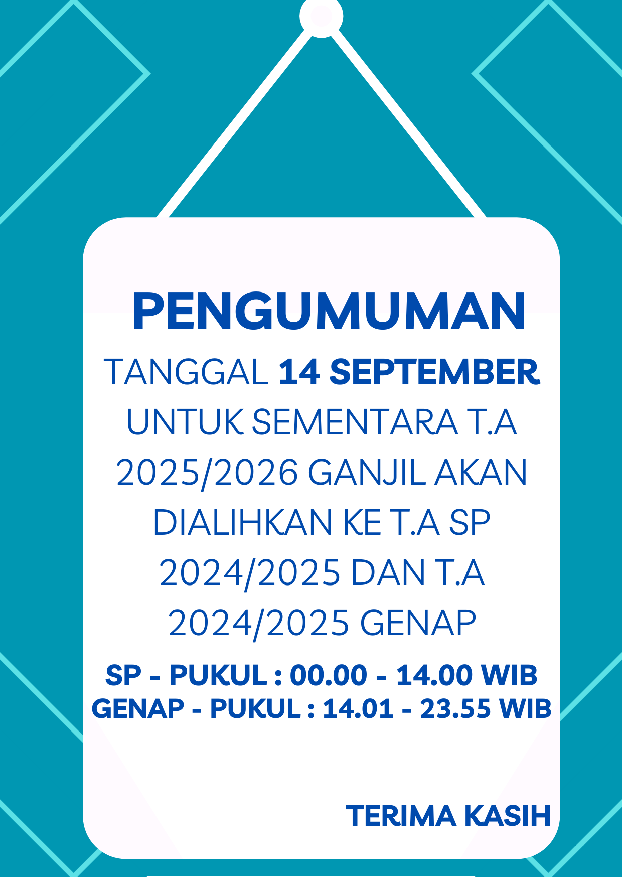 PERALIHAN T.A