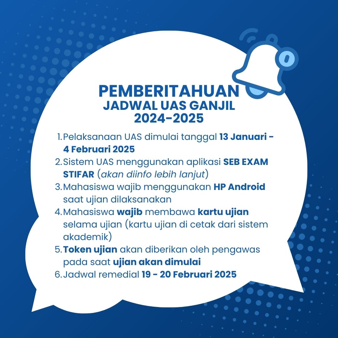 JADWAL UJIAN