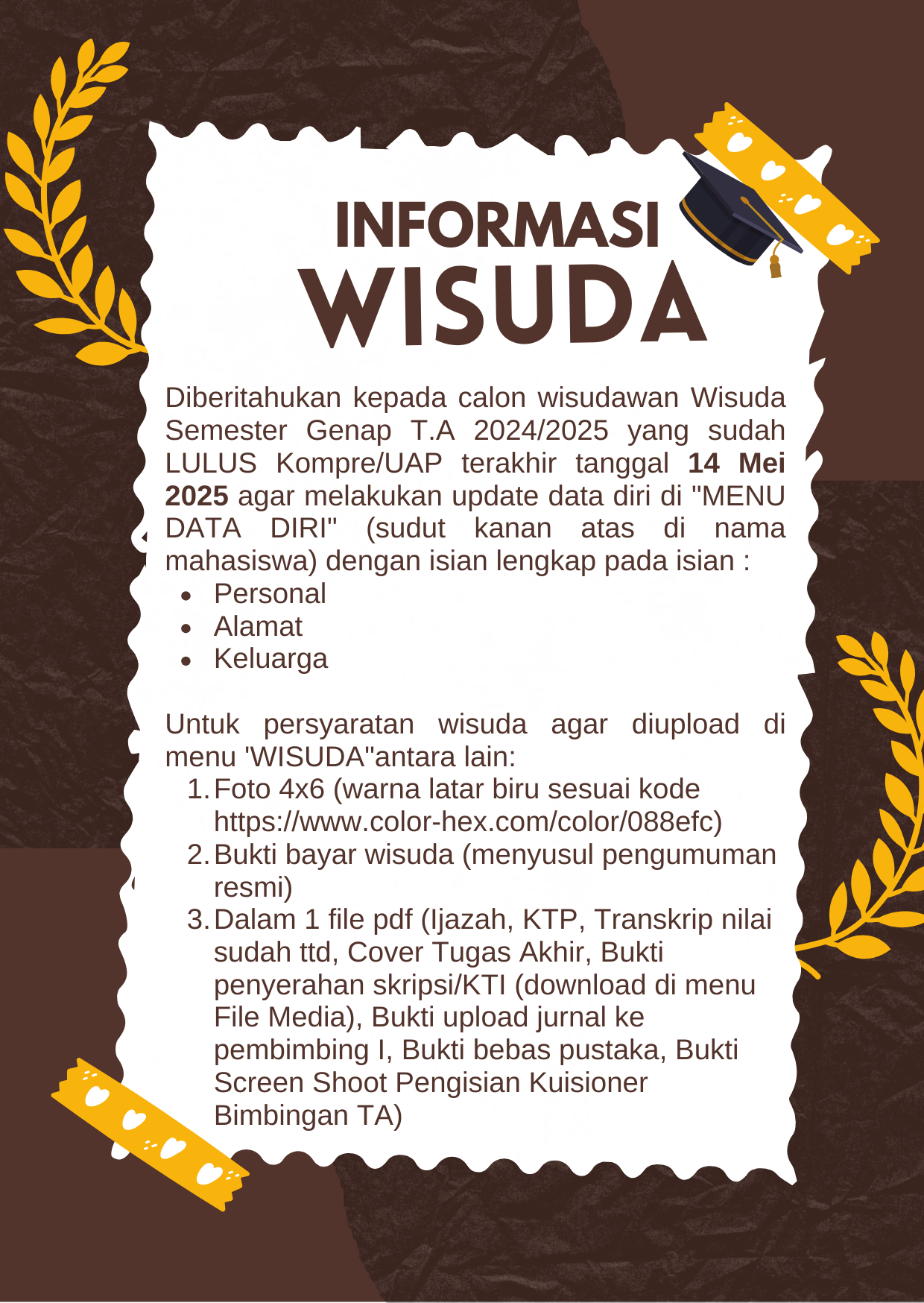 INFORMASI WISUDA